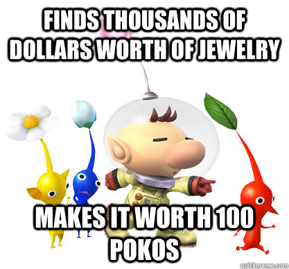 finds thousands of dollars worth of jewelry makes it worth 100 pokos  