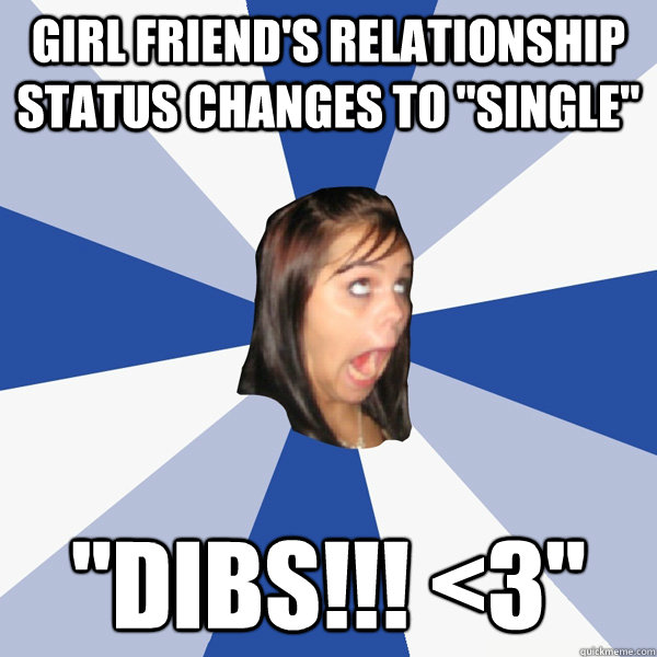 Girl friend's relationship status changes to 