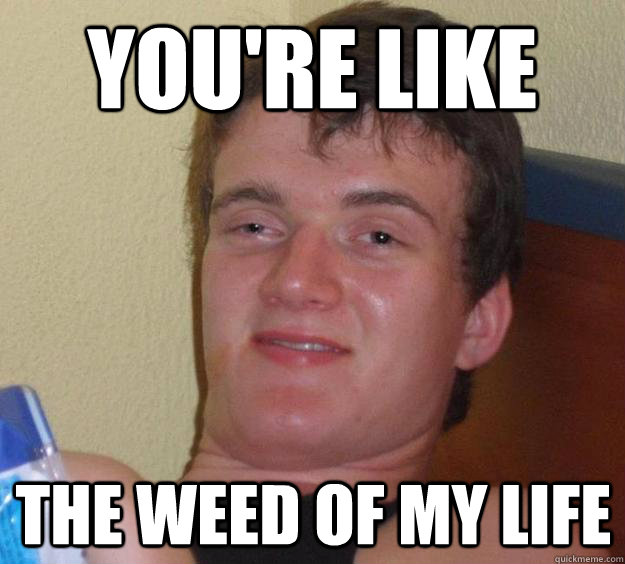 you're like the weed of my life - you're like the weed of my life  10 Guy