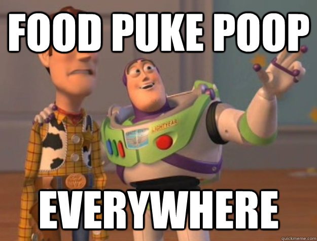 FOOD PUKE POOP EVERYWHERE  Buzz Lightyear