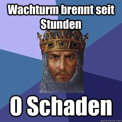 Wachturm brennt seit Stunden 0 Schaden   Age of Empires