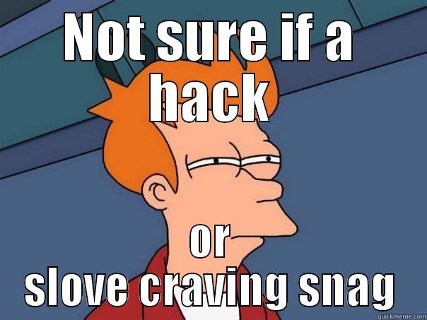 NOT SURE IF A HACK OR SLOVE CRAVING SNAG Futurama Fry