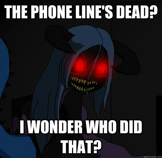 The phone line's dead? I wonder who did that? - The phone line's dead? I wonder who did that?  Spooky Boogie