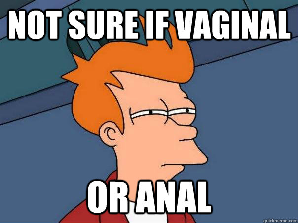 not sure if vaginal or anal  Futurama Fry