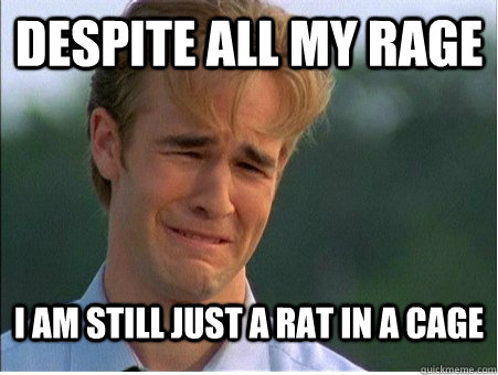 Despite all my Rage I am still just a rat in a cage - Despite all my Rage I am still just a rat in a cage  1990s Problems