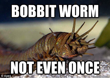 Bobbit Worm Not even once - Bobbit Worm Not even once  Bobbit Worm