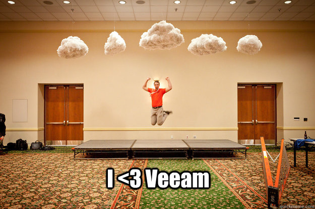 I <3 Veeam - I <3 Veeam  Tom Loves Veeam