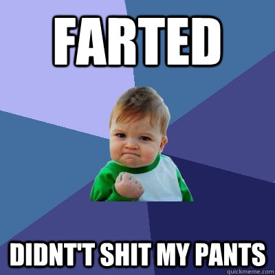 Farted Didnt't shit my pants  Success Kid