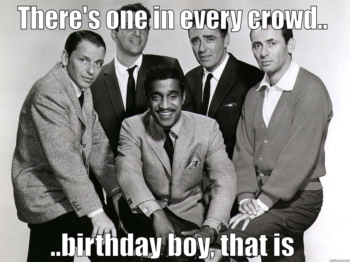 Token black guy - THERE'S ONE IN EVERY CROWD.. ..BIRTHDAY BOY, THAT IS Misc