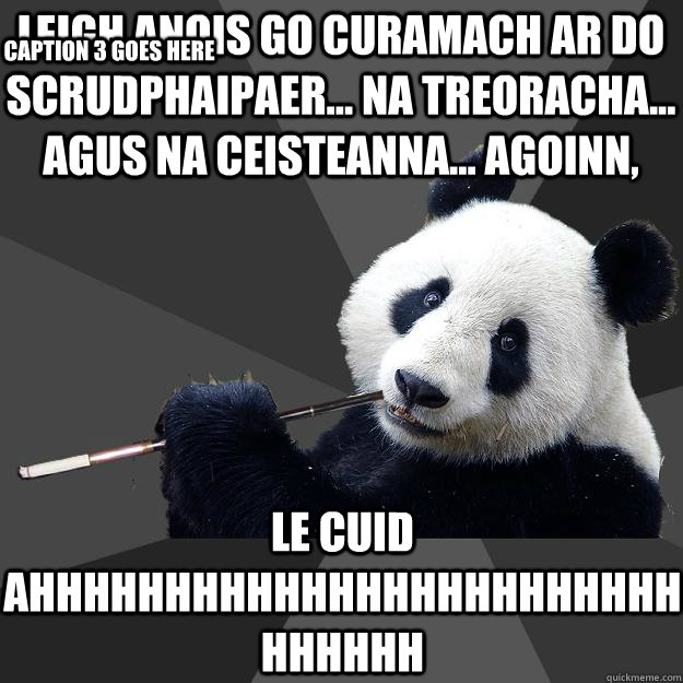 Leigh anois go curamach ar do scrudphaipaer... na treoracha... agus na ceisteanna... agoinn,  le cuid Ahhhhhhhhhhhhhhhhhhhhhhhhhhhhhh Caption 3 goes here  Propapanda