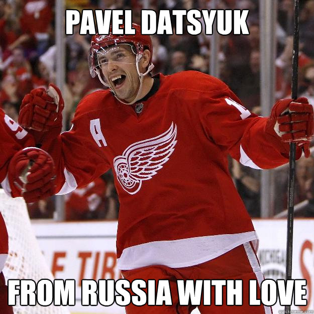 pavel datsyuk from russia with love  
