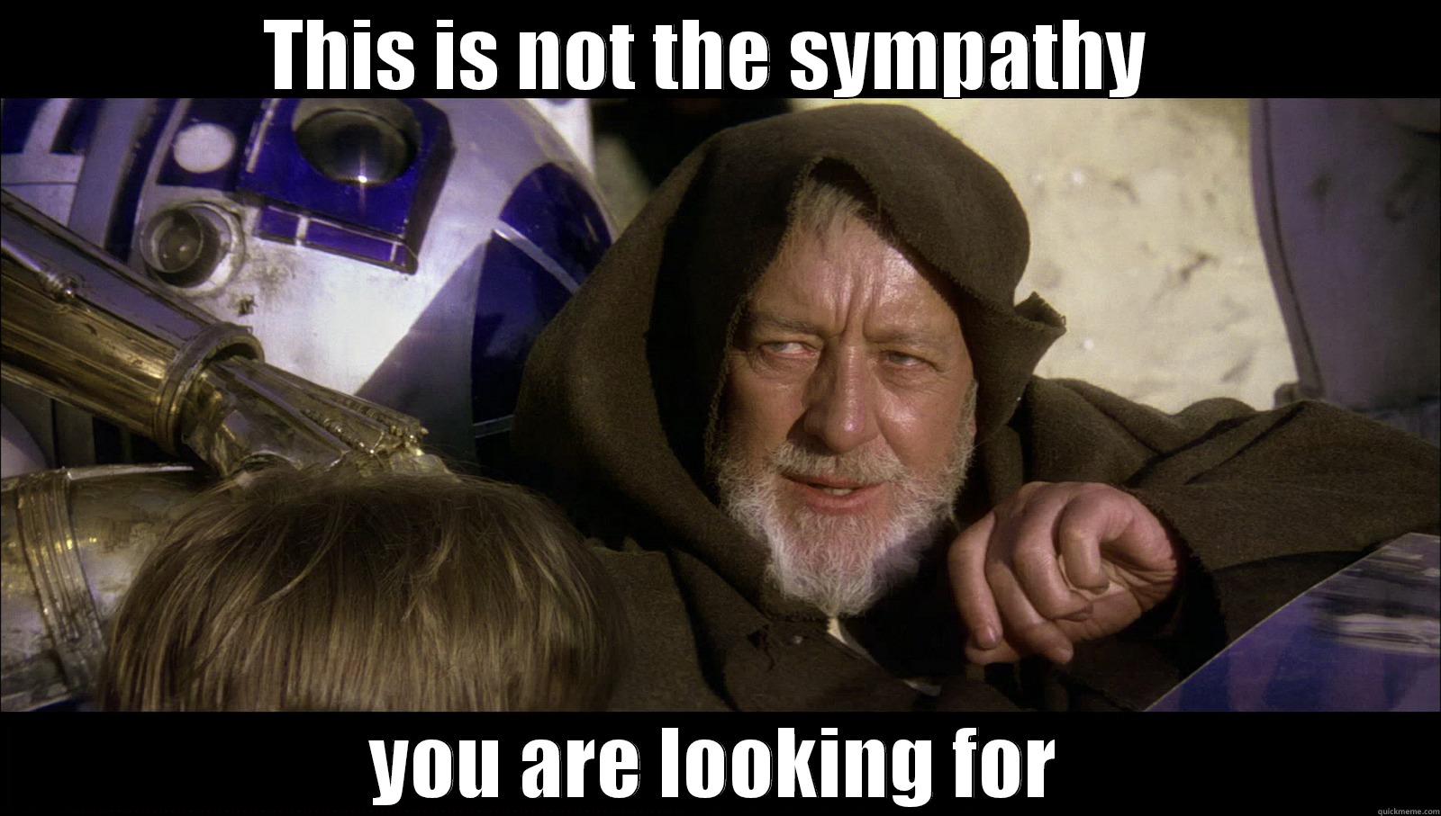 No sympathy - THIS IS NOT THE SYMPATHY  YOU ARE LOOKING FOR Misc