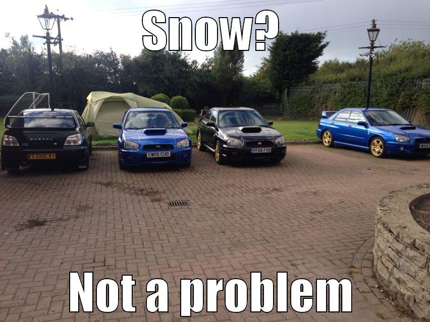 Subaru snow - SNOW? NOT A PROBLEM Misc