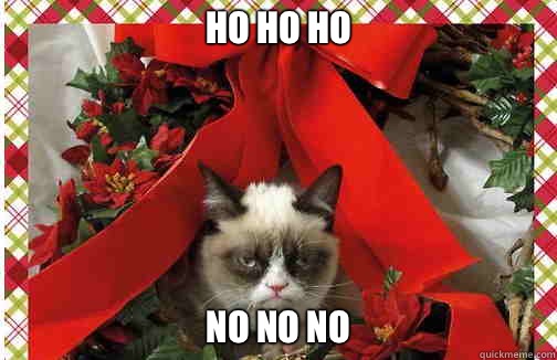 Ho Ho Ho  No no no - Ho Ho Ho  No no no  Grumpy Cat Christmas Carol