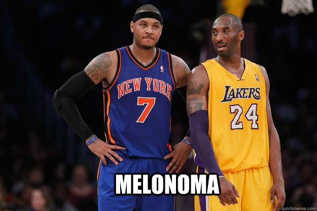 Melonoma  kobe and carmelo