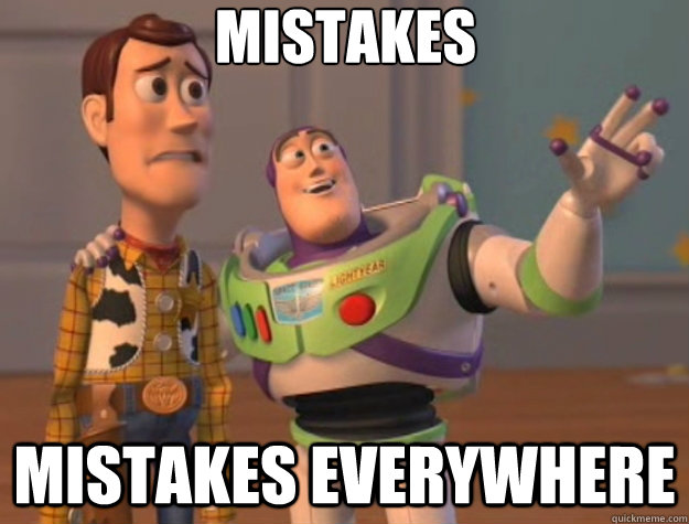 Mistakes Mistakes everywhere - Mistakes Mistakes everywhere  Toy Story