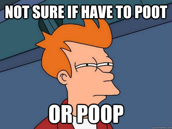 Not sure if have to poot Or poop - Not sure if have to poot Or poop  Futurama Fry