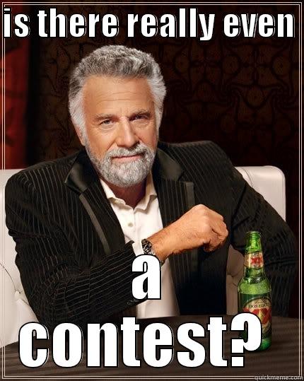 IS THERE REALLY EVEN  A CONTEST?  The Most Interesting Man In The World