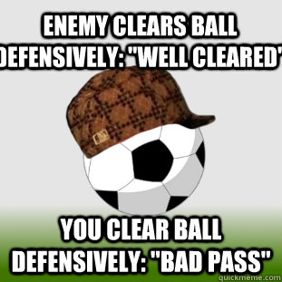 Enemy clears ball defensively: 