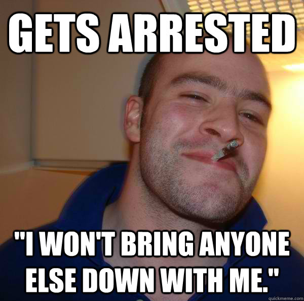 gets arrested 