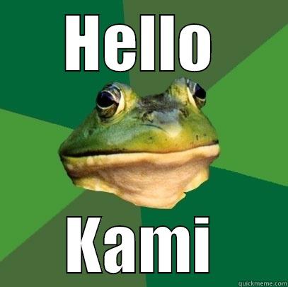 HELLO KAMI Foul Bachelor Frog