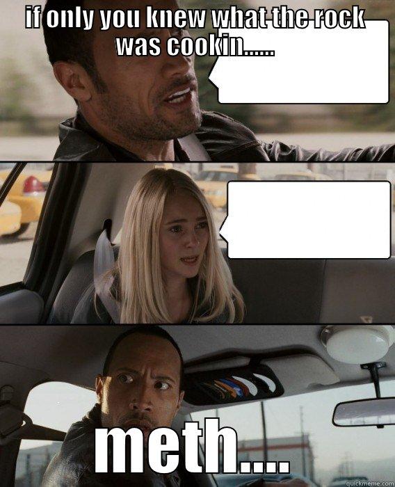 IF ONLY YOU KNEW WHAT THE ROCK WAS COOKIN...... METH.... The Rock Driving