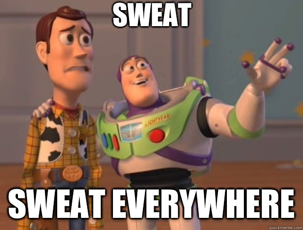 Sweat Sweat everywhere - Sweat Sweat everywhere  Toy Story