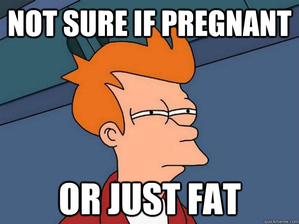 not sure if pregnant or just fat     - not sure if pregnant or just fat      Futurama Fry