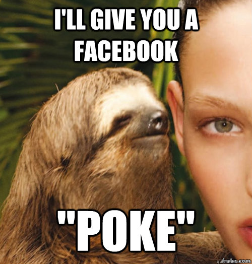 I'll give you a facebook 