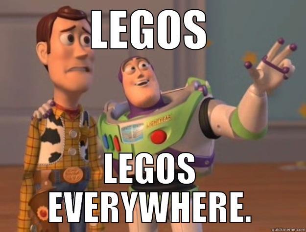 LEGOS LEGOS EVERYWHERE. Toy Story