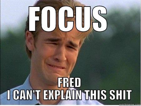 FOCUS FRED I CAN'T EXPLAIN THIS SHIT 1990s Problems