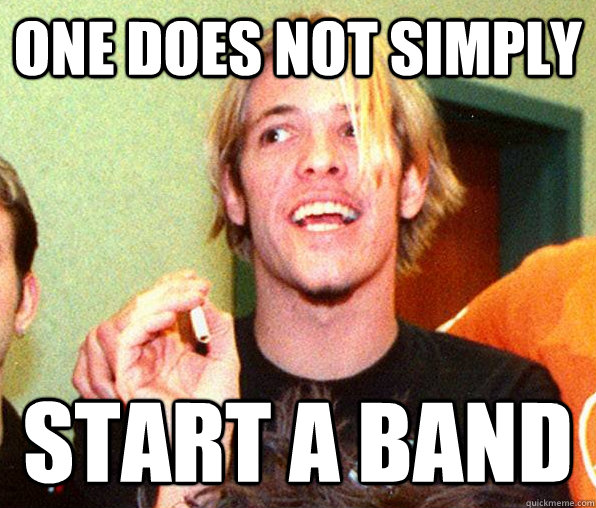 One Does not Simply start a band - One Does not Simply start a band  Misc