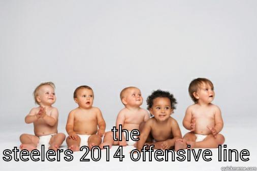  THE STEELERS 2014 OFFENSIVE LINE Misc