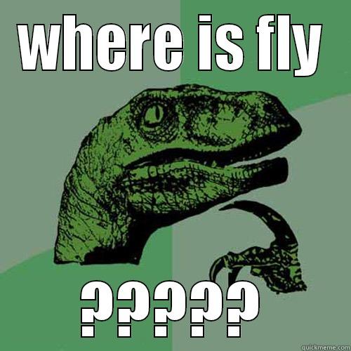 WHERE IS FLY - WHERE IS FLY ????? Philosoraptor