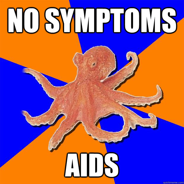 No symptoms aids  Online Diagnosis Octopus