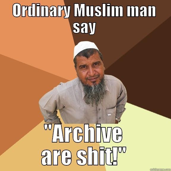 ORDINARY MUSLIM MAN SAY 