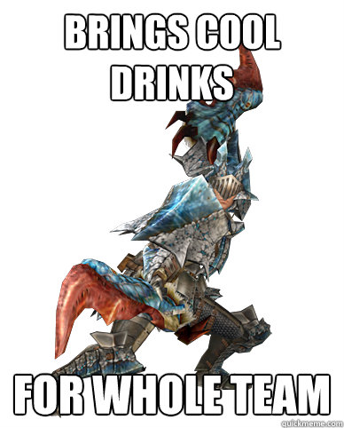 brings cool drinks for whole team - brings cool drinks for whole team  MH Pro