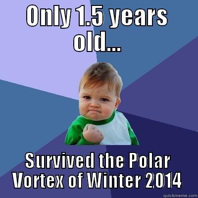 ONLY 1.5 YEARS OLD... SURVIVED THE POLAR VORTEX OF WINTER 2014 Success Kid