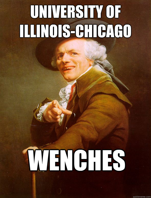 university of illinois-chicago wenches  Joseph Ducreux