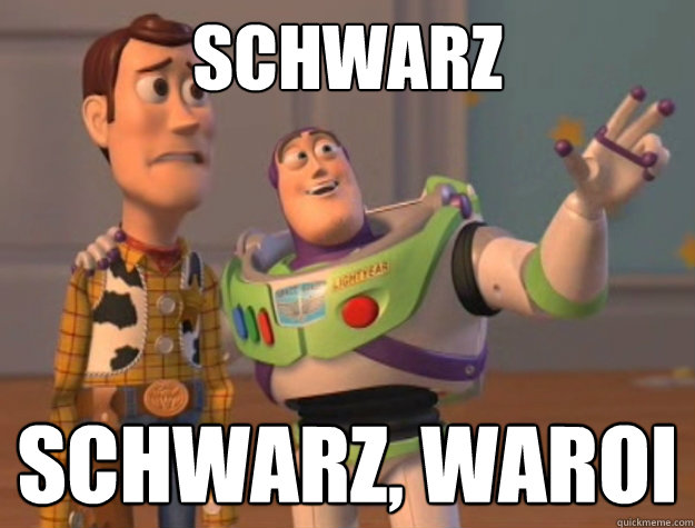 Schwarz Schwarz, Üwaroi  Buzz Lightyear