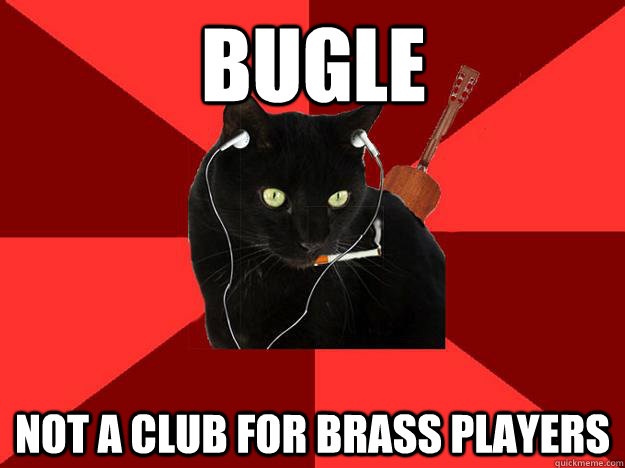 BUGLE Not a club for brass players  Berklee Cat