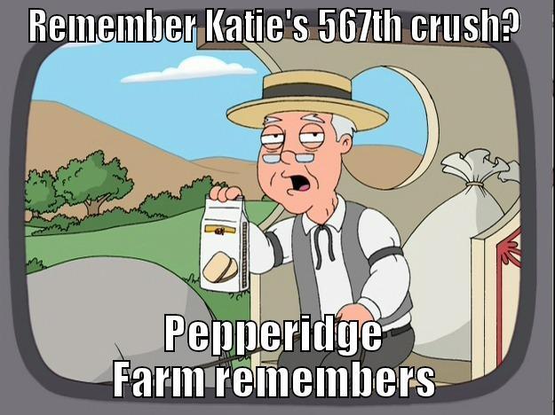 REMEMBER KATIE'S 567TH CRUSH? PEPPERIDGE FARM REMEMBERS Pepperidge Farm Remembers