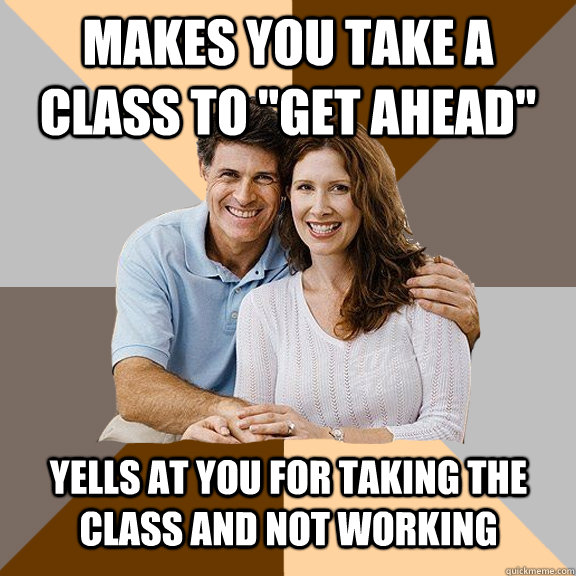 Makes you take a class to 