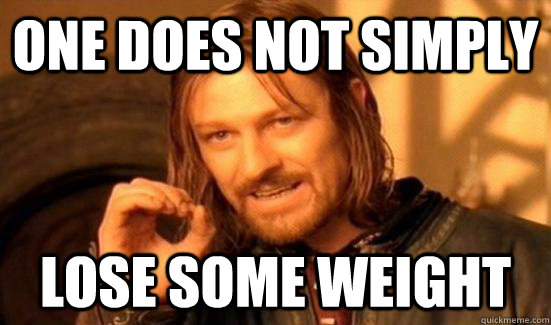 One Does Not Simply lose some weight  Boromir