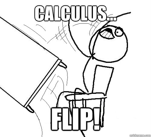 CALCULUS... FLIP!  Flip A Table