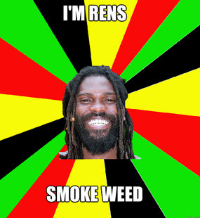 I'M Rens smoke weed  - I'M Rens smoke weed   Jamaican Man