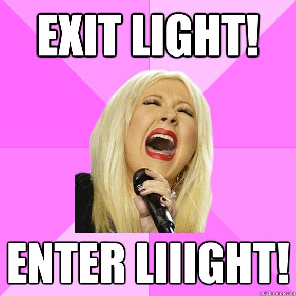 Exit Light! Enter Liiight!  Wrong Lyrics Christina