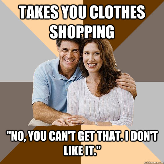 Takes you clothes shopping 