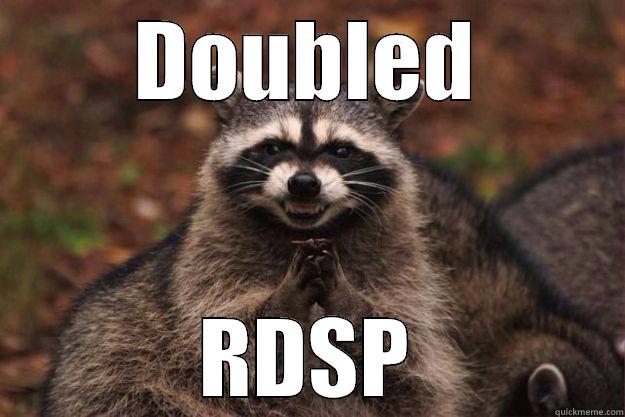 DOUBLED RDSP Evil Plotting Raccoon