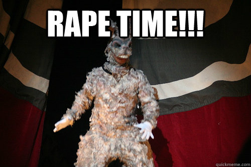 RAPE TIME!!!   The Great White Rabbit